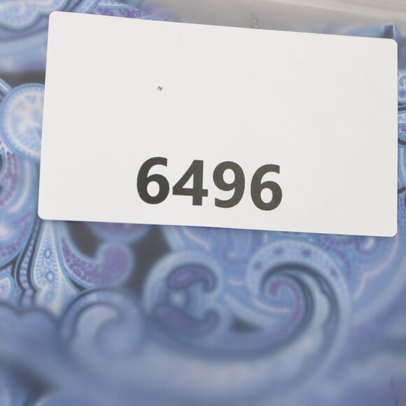 Construct Flip Cuff Shirt Mens Medium 15-15 1/2 Blue Floral 4 Way Stretch L/S - Picture 13 of 13